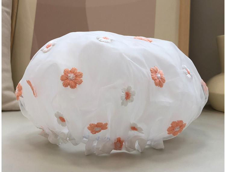 浴帽女防水时尚帽子防油烟网红家用洗澡女款女童儿童沐浴帽冬薄荷绿