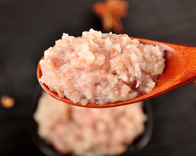 新鲜手工鲅鱼馅饺子馅马鲛鱼肉泥鱼滑鱼丸海鲜鲅鱼现货速发 鲅鱼馅1斤