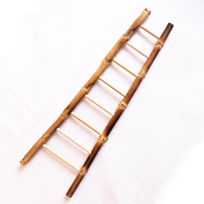 料理刺身装饰摆盘点缀酒店意境菜品三文鱼冷盘创意摆件竹梯子配饰直边