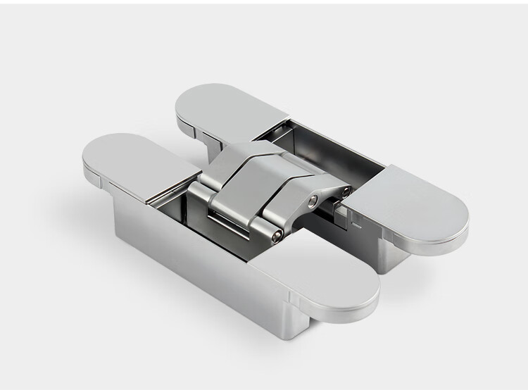 日本一淳三维可调暗藏合页房门隐形门折叠门合页十字隐藏式铰链承重40