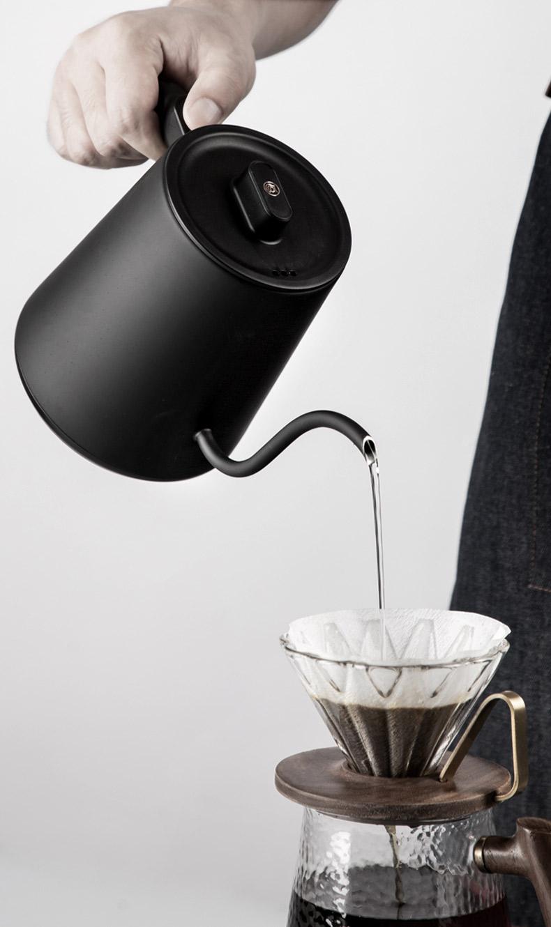 咖啡蒸馏壶 hero无名温控手冲咖啡壶家用细口壶电热水壶泡茶控温电动