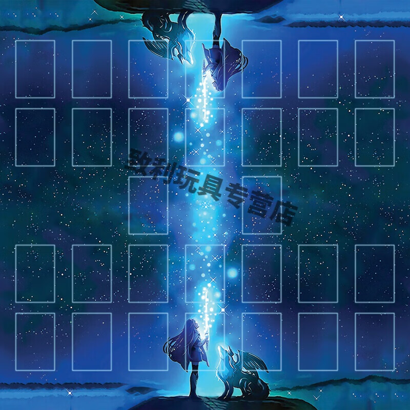 游戏王卡垫双人决斗盘定制橡胶otcg卡牌垫对战桌游垫定做diy周边六一