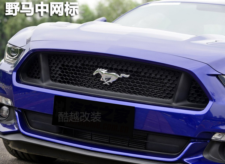 适用于适用福特mustang mach-e野马gt车标后尾标5.