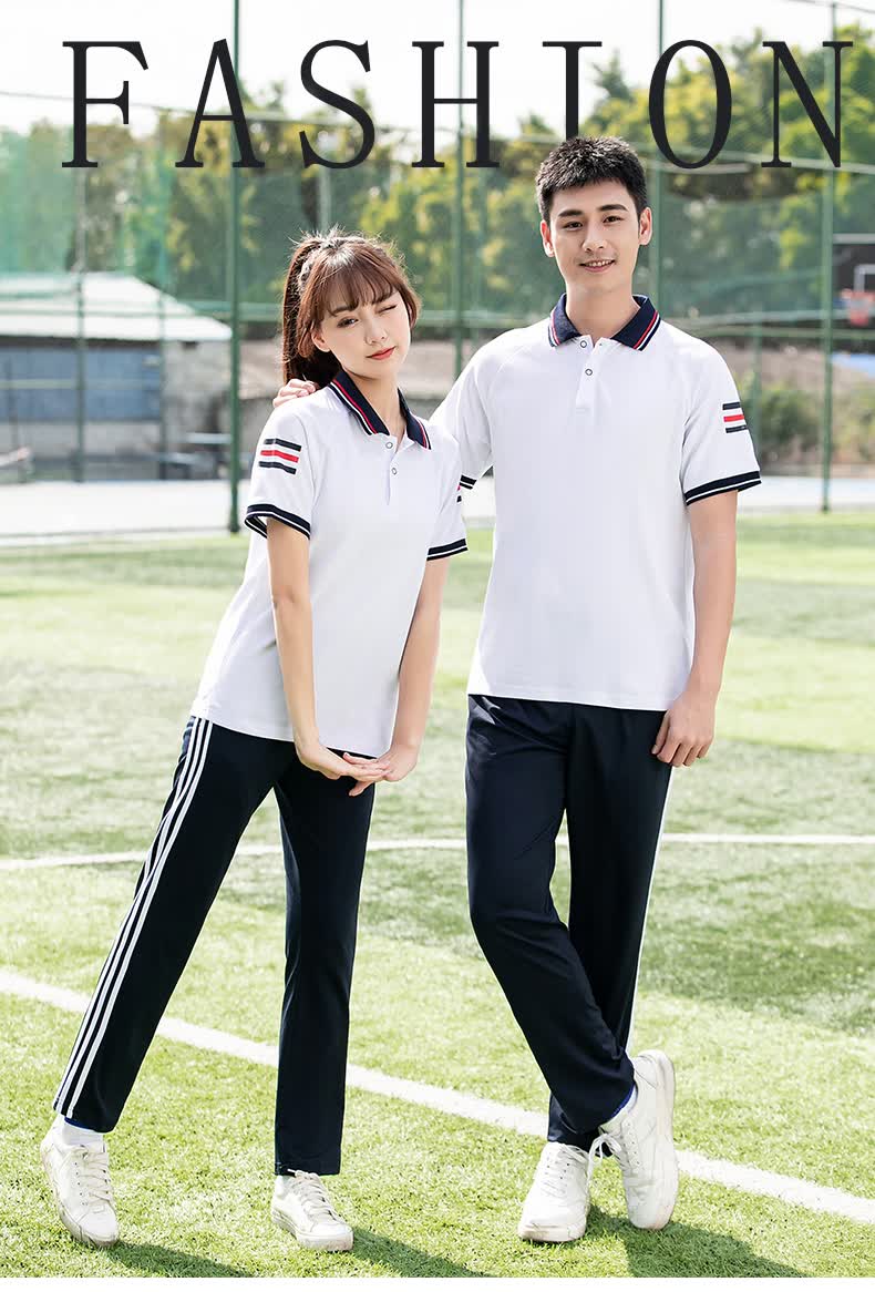 13-15-18初中生高中生男生穿的夏季初高中学生校服短袖运动套装男女