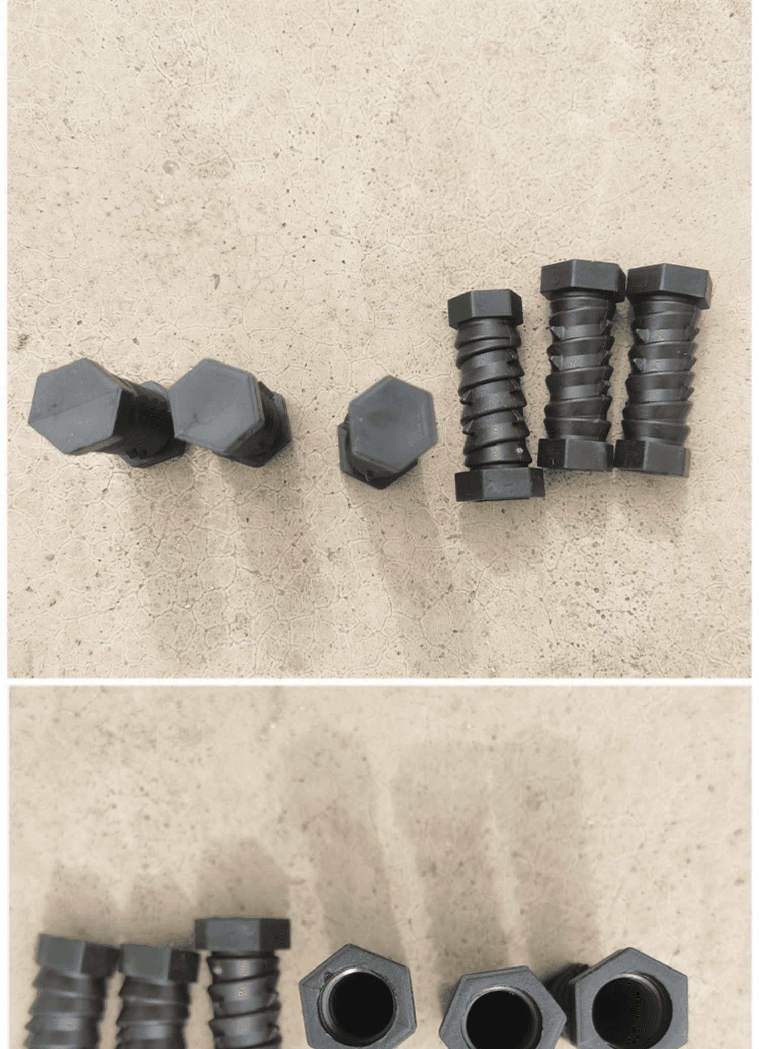 铝模一次性k板螺母塑料加厚建筑工地预埋锥形铝模丝螺帽 8.