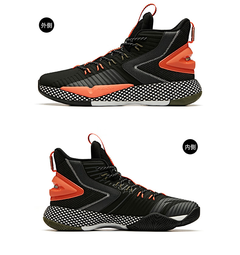 速战3安踏高帮球鞋男新款篮球鞋正品新款运动战靴时尚篮球鞋11941606