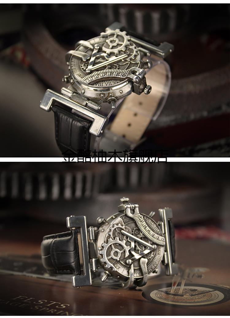 新款蒸汽朋克手表钢铁老爷蒸汽朋克手表男学生韩版个性时尚潮表嘻哈