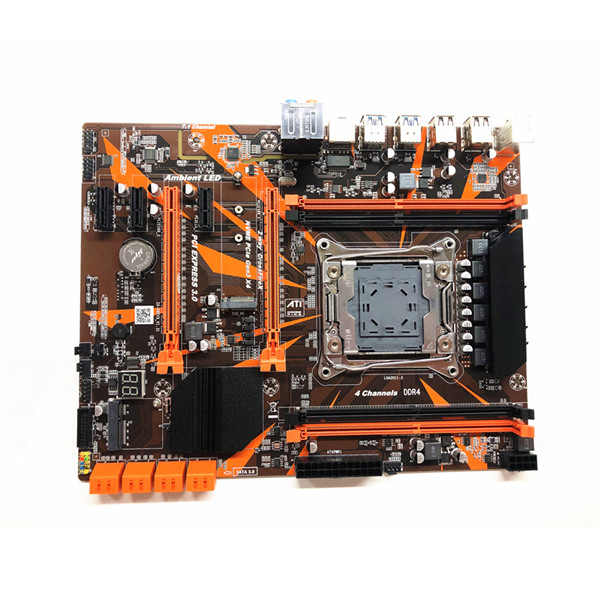 全新x99主板2011v3针电脑主板ddr4内存支持e52680v32678v3m2天蓝色