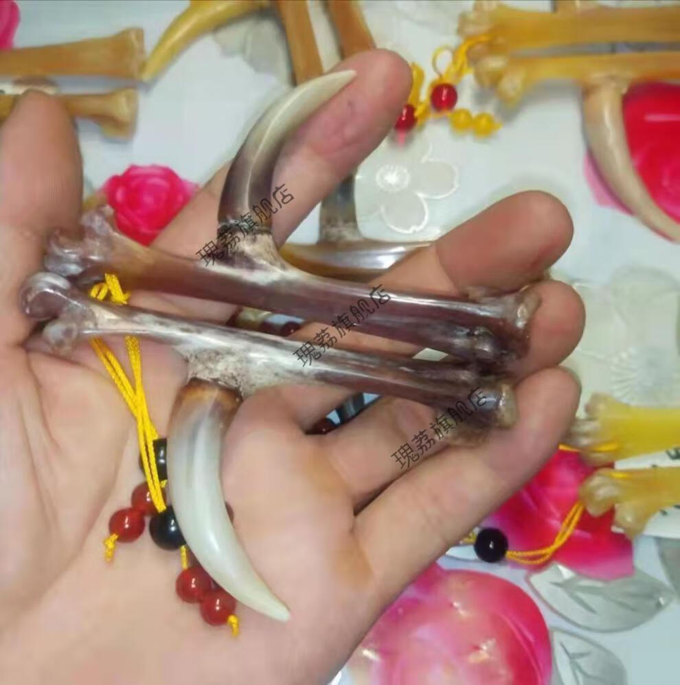 2022新款冷门把件鸡爪骨手把件盘玩鸡拐子冷门文玩男士随身把玩抓钱手