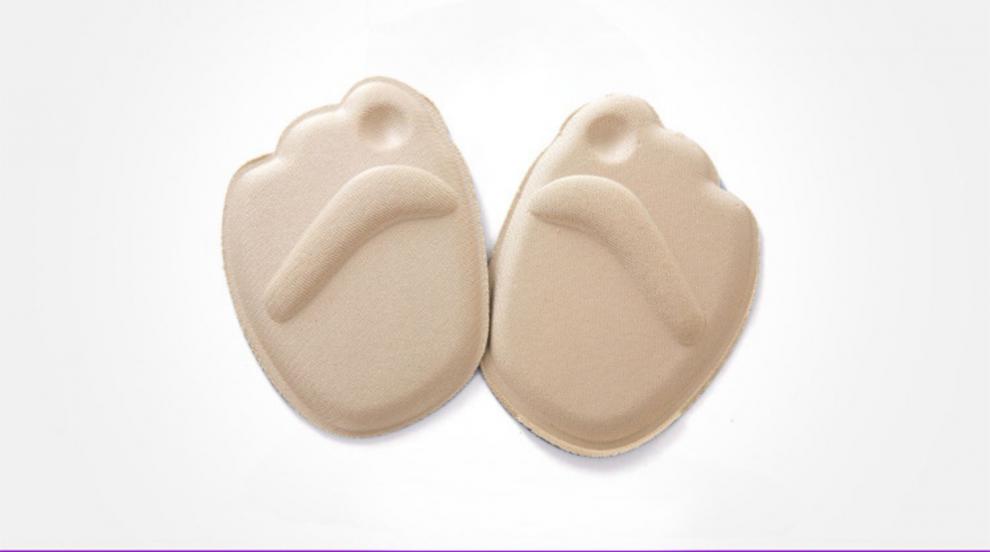 垫隐形半码垫防滑脚垫防磨脚鞋垫女半脚掌袜垫护脚垫4d黑色前掌垫3双