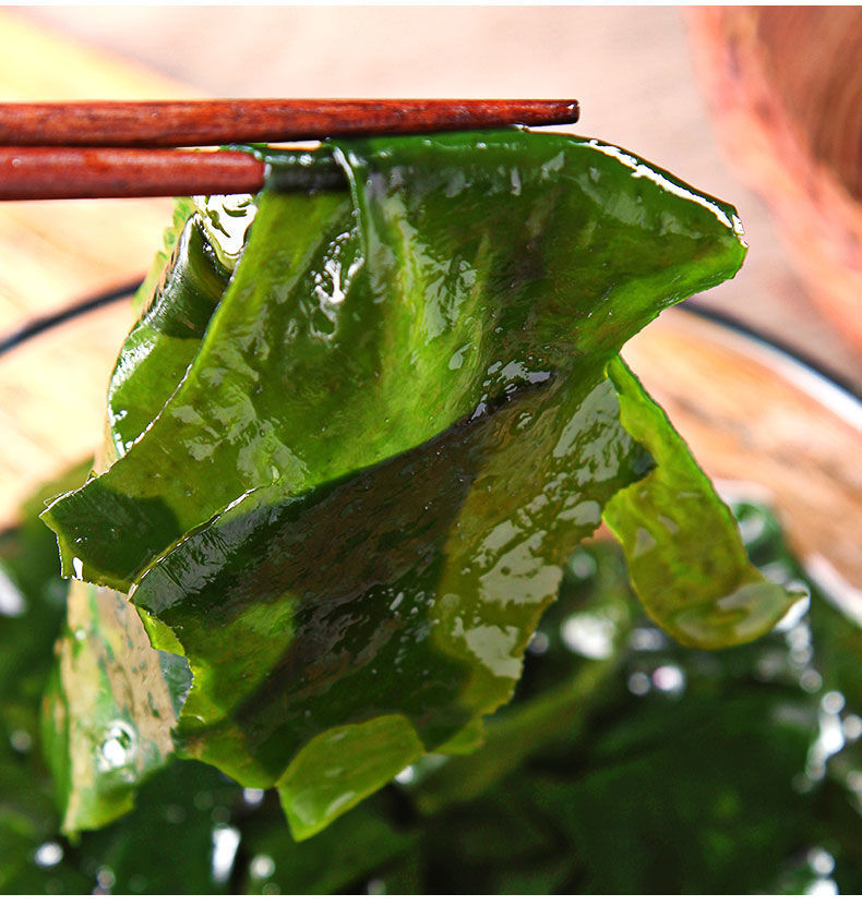 压缩海带丝 大连特产裙带菜菜边螺旋藻海白菜海带海木耳干货 特级