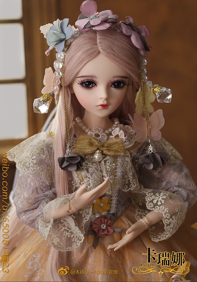 多丽丝娃娃凯蒂娃娃衣服60厘米bjd娃娃套换装假发衣服鞋子饰品罗拉