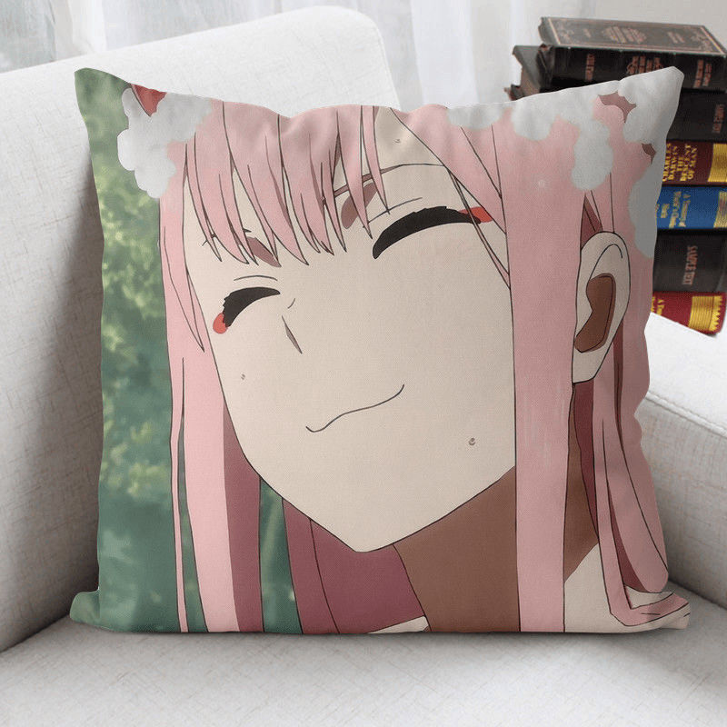 花仟陌darlinginthefranxx抱枕国家队02周边动漫二次元双面定制靠枕