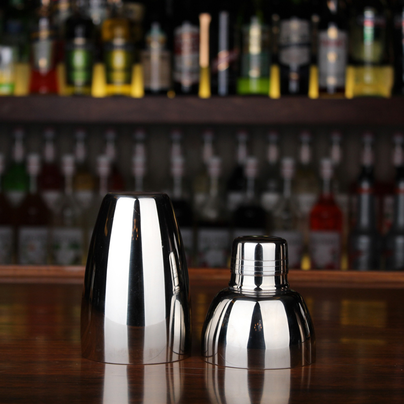 酒吧聚采版shaker版三段式摇酒壶 雪克壶 版银色【图片 价格 品牌