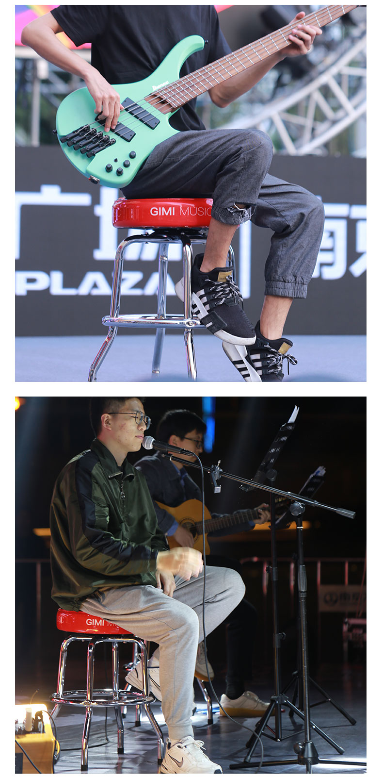 吉他凳古典弹唱凳酒吧凳单人可旋转古筝凳乐器演奏凳练习椅子 琴凳