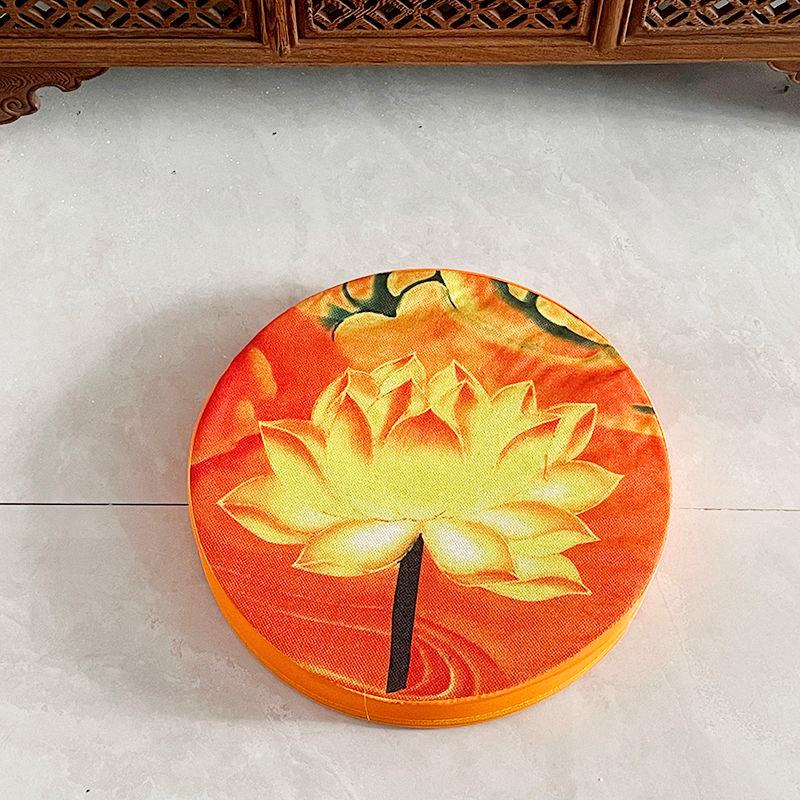 莲花打坐垫 跪拜垫莲花打坐垫禅垫蒲团跪垫跪拜中式地垫佛前禅意静坐