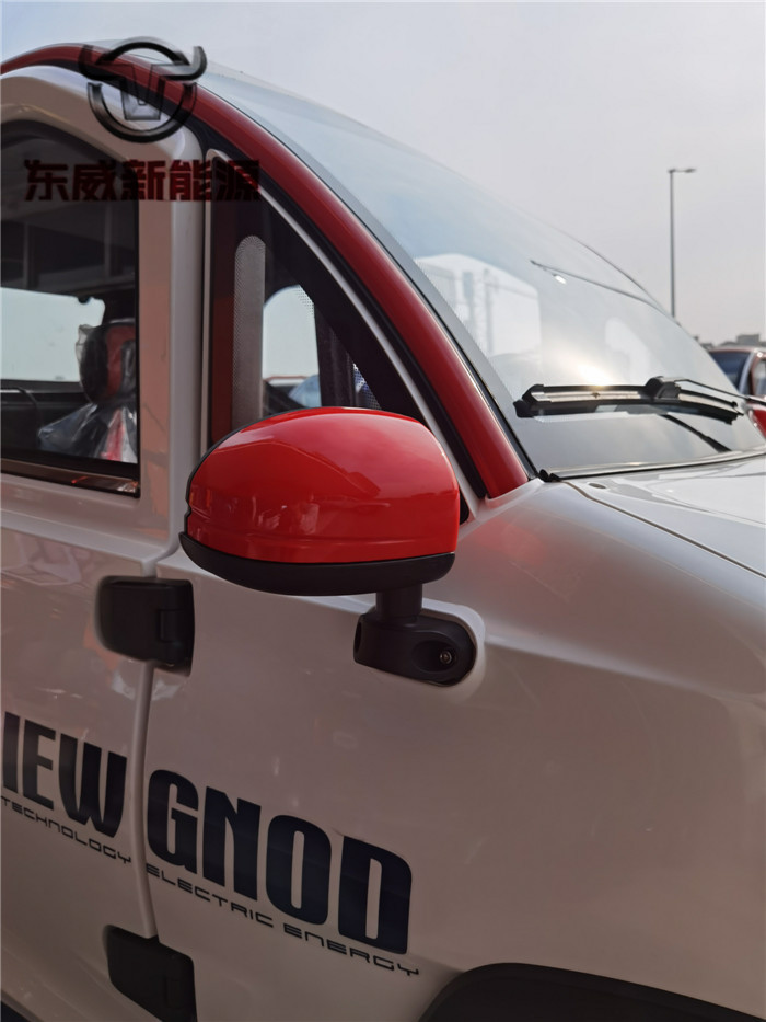 东威685新款电动三轮车反光镜后视镜倒车镜原厂配件红色左