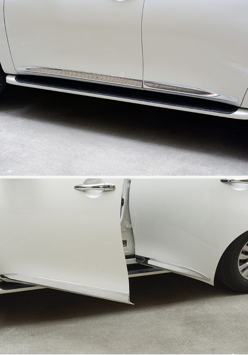 适用于途乐车身饰条改装途乐y62专用车门防擦条门边亮条装饰贴定制