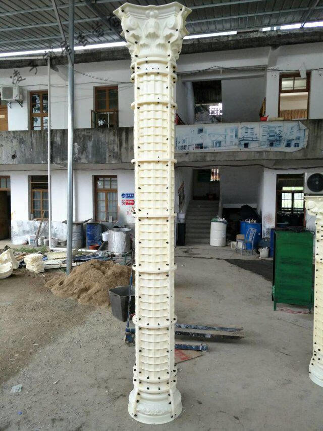 罗马柱欧式模具罗马柱圆柱子方柱子构件水泥自制模型大门模具到镇上