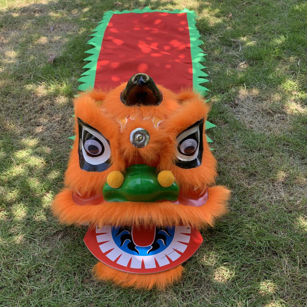 儿童狮子舞狮头 民间工艺儿童狮头小孩舞狮子幼儿园表演道具南醒狮