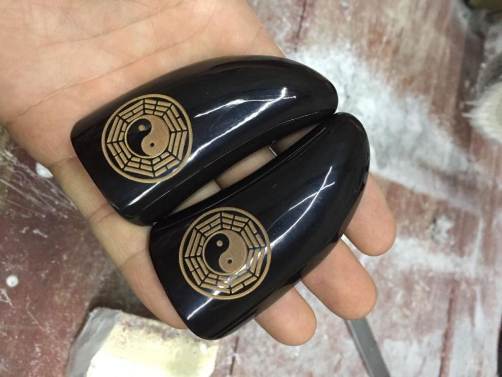 天然牛角圣杯纯手工卦圣杯法卦阴阳卦交筊杯笅杯道教用品九宫八卦