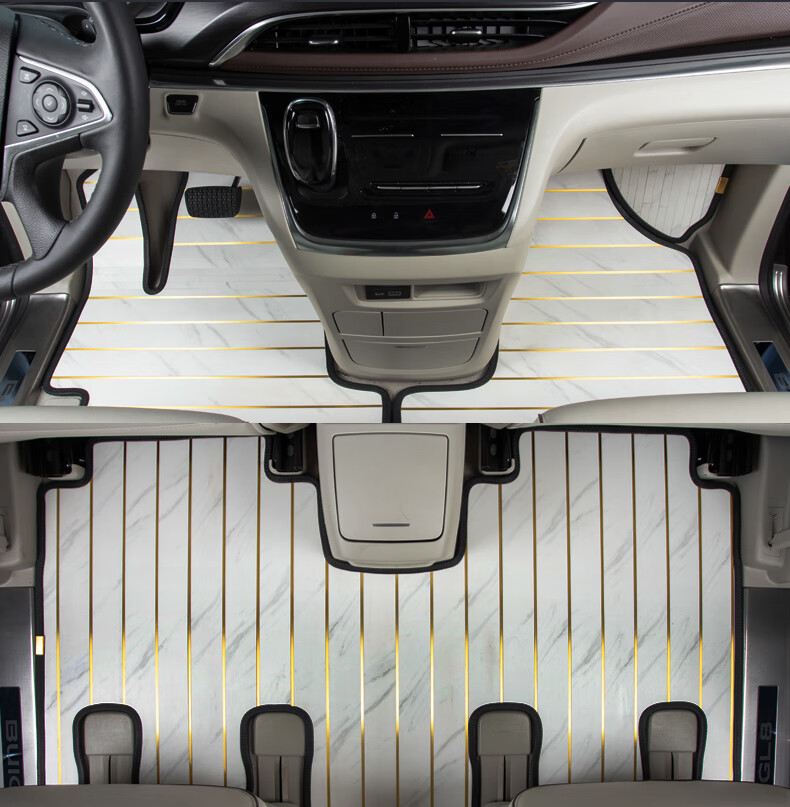 适用于艾维亚/陆尊20-22款别克gl8脚垫木地板艾维亚653t印花实木