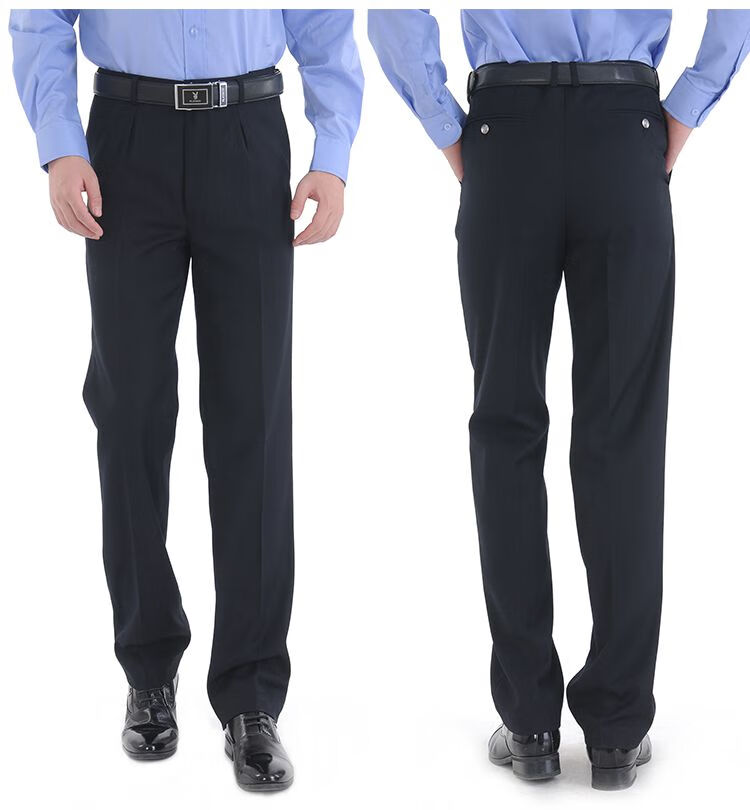 单位春夏秋冬执勤裤男女工作服裤保安物业工装制服西裤子警夏执勤公务