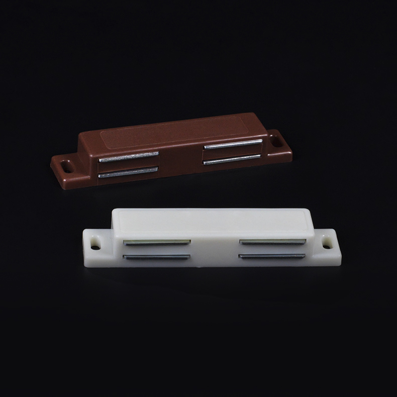 116双门橱柜门吸衣柜门磁吸门吸磁吸双门碰磁力双门吸双门磁碰吸 塑料