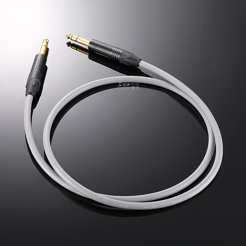 木电吉他连接线635m贝斯音箱降噪线声卡演出电子琴大二芯转大二芯线l4