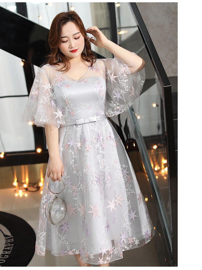 伴娘服胖mm大码显瘦大码晚礼服夏胖mm加肥加大200斤遮肚显瘦气质姐妹