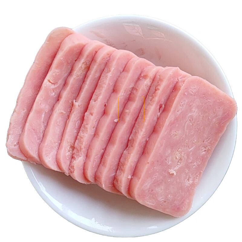 天津强源飘香香肠火腿肠午餐肉方腿切片泡面手抓饼三明治切片整箱原味