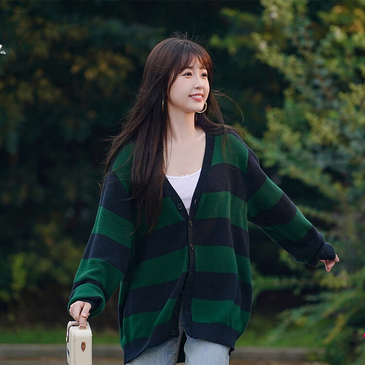 虞美人两个人的小森林虞书欣同款衣服秋装穿搭针织衫毛衣外套上衣