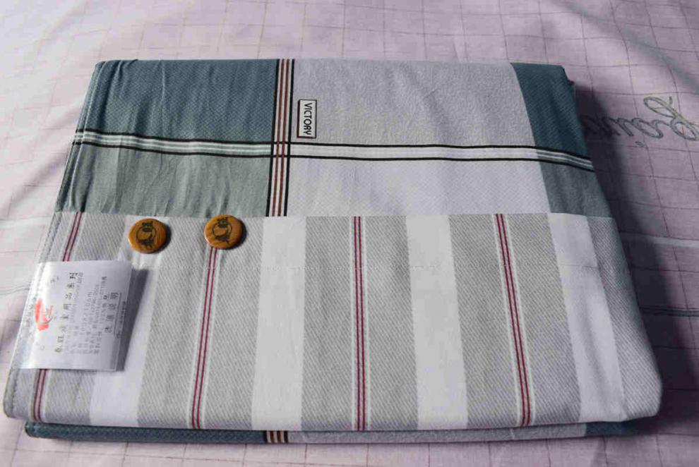 春旺被罩春旺被套160210单人被罩60支精梳棉斜纹ab版栗色墨绿色160