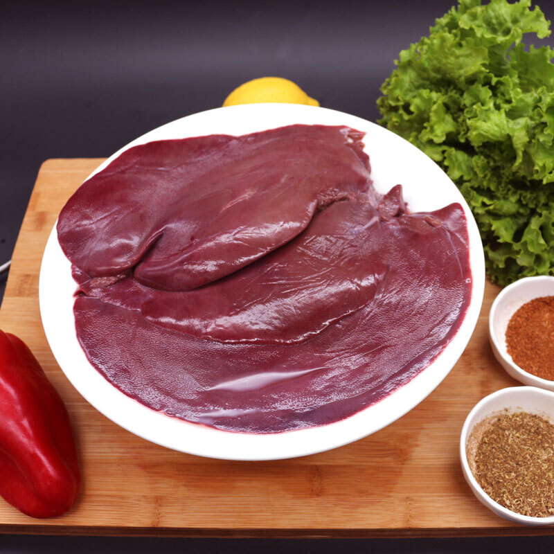 羊肉新鲜食材500g羊肝烤羊肝炒羊肝羊肉