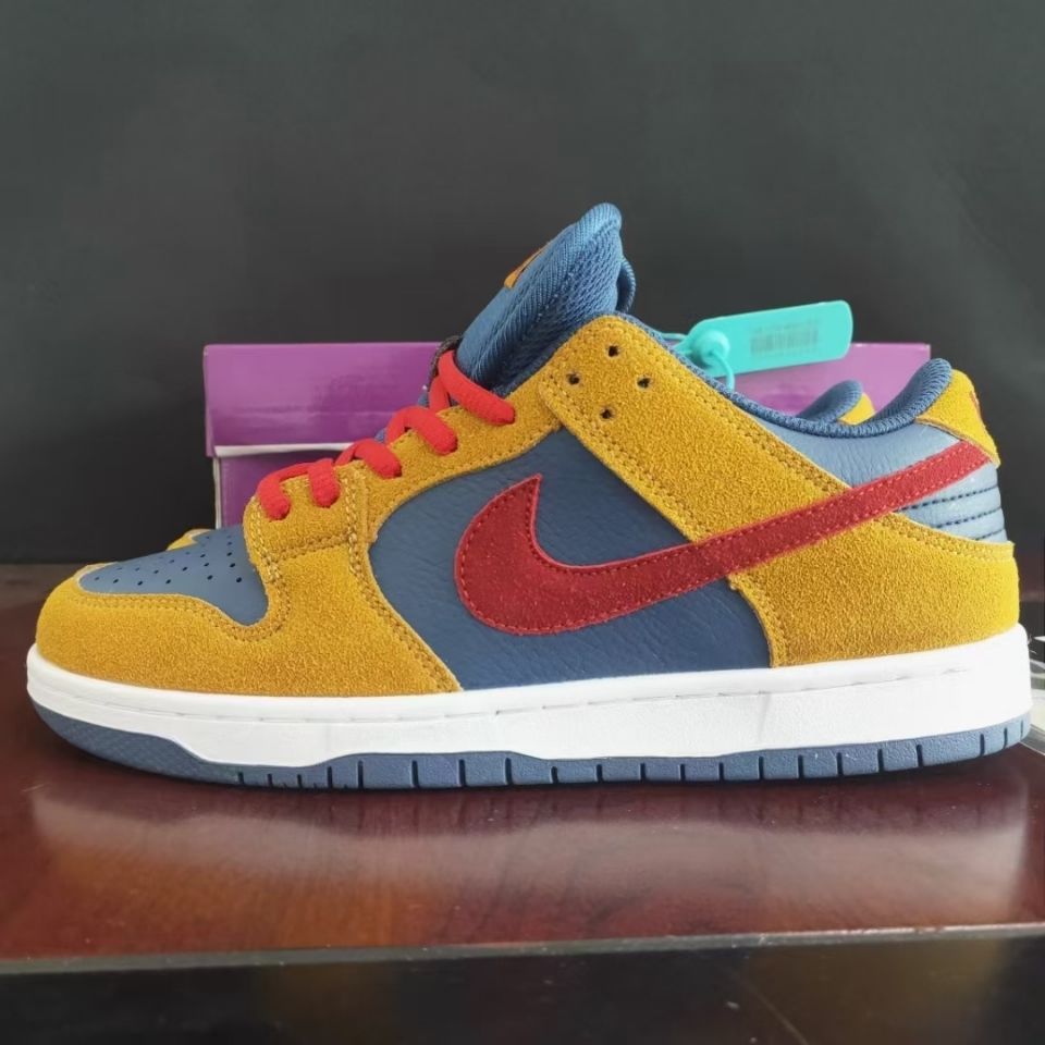 鞋舌低帮板鞋男女学生时尚潮流气垫aj运动鞋 小熊爸爸(送得物包装盒)