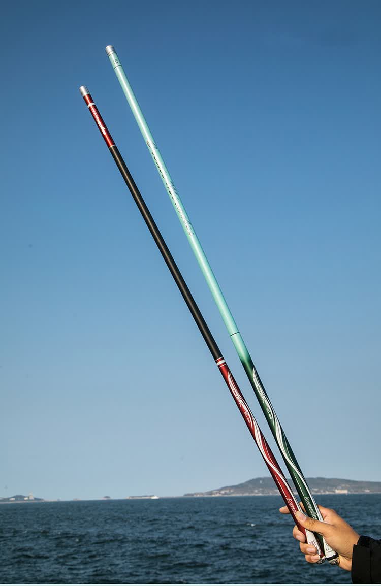 浪尖鱼竿碳素超轻超硬28调台钓竿19调钓鱼竿一击手竿套装旗舰版6h19调
