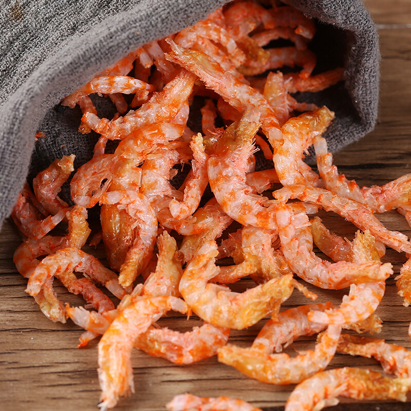 淡干虾米500g小海米无头南极磷虾无盐淡干虾皮虾仁海鲜干货500克实惠
