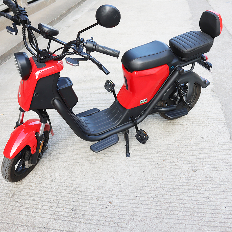 电动车uqi脚踏板u1/u1c脚蹬后座铝合金搁脚uqi/us/u 后脚踏改装 小牛u