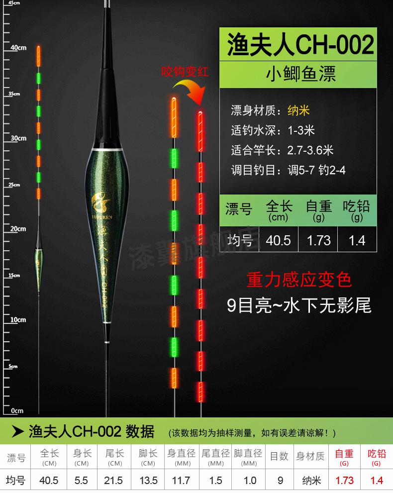 黄金眼官方高灵敏重力感应夜光漂日夜两用夜钓漂咬钩爆闪变色鱼漂醒目