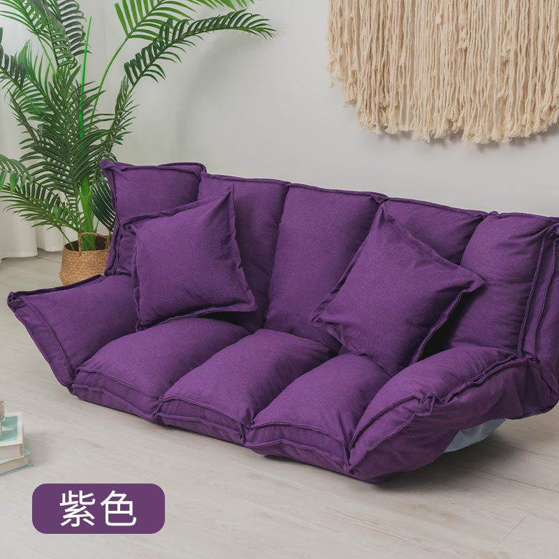 韵承榻榻米懒人沙发卧室阳台小沙发小户型懒人沙发灰色加厚13米宽90无