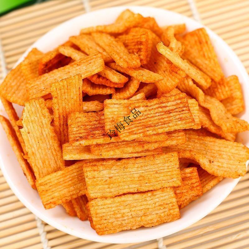 麻辣条8090后小时候儿时经典童年零食小吃怀旧零食红油麦片18g5包试吃