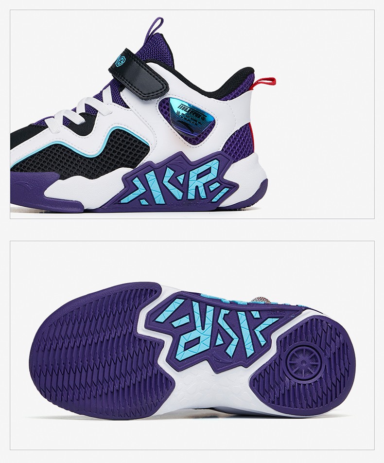 安踏anta儿童篮球鞋男童鞋水泥克星系列2022夏季新款36岁小童户外训练