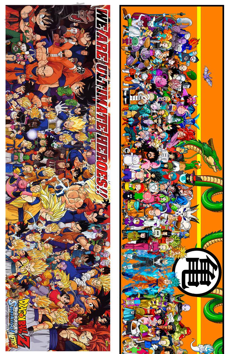 超龙珠全家福龙珠家福海报挂布七龙珠游戏动漫周边背景布挂毯龙珠2614