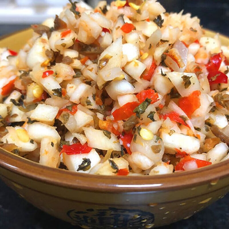 湖南湘西永顺特产大头菜颗颗酸菜大头末末酸龙山大兜菜榨菜下饭菜1斤