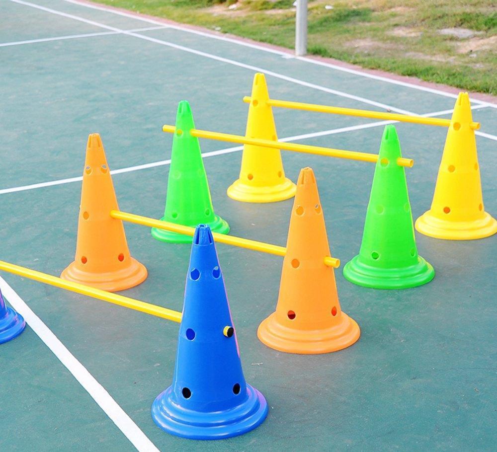 跨栏训练器材标志桶篮球障碍物标志盘杆碟雪糕筒儿童跆拳道路障桩