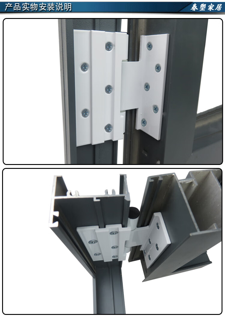 50型铝合金门窗合页平开窗户铰链a38b加大老式门合页配件绿色承重80kg