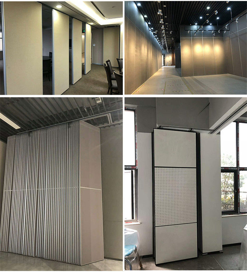 分隔酒店活动隔断宴会厅吊轨道移动隔墙饭店办公室推拉屏风包间折叠门