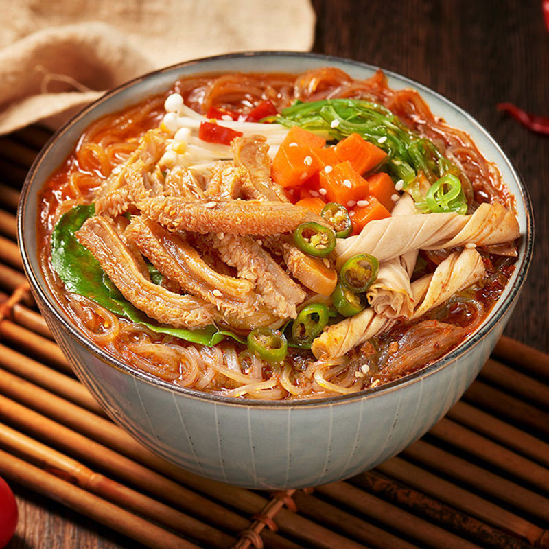 我的天呐 多种规格可选 麻酱爆肚粉花甲粉酸辣粉桶装红薯粉丝米线方便