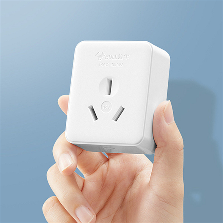 公·牛大功率电器4000瓦防漏电插头防触电16a大插脚家用热水器 1个86