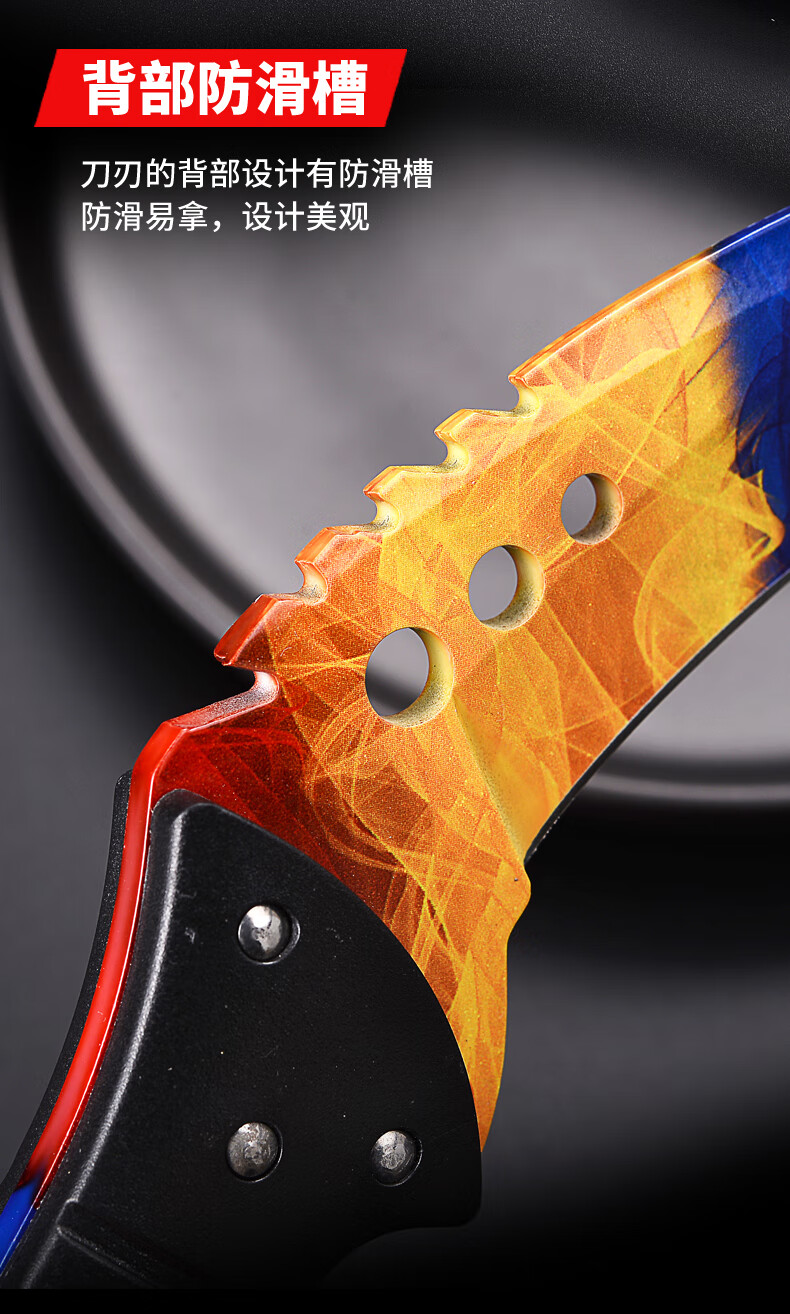 锯齿爪求生野外直刀防身爪刀户外小刀爪子刀随身刀具未开 锯齿爪屠夫